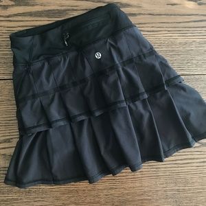 Lululemon Pace Setter Skirt, Black